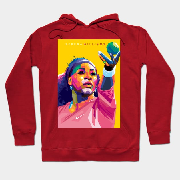 Serena Williams Hoodie by Wijaya6661